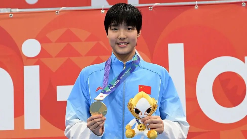 Yu Zidi, 13 Tahun, Raih Emas Major Pertama dengan Rekor Asian Games